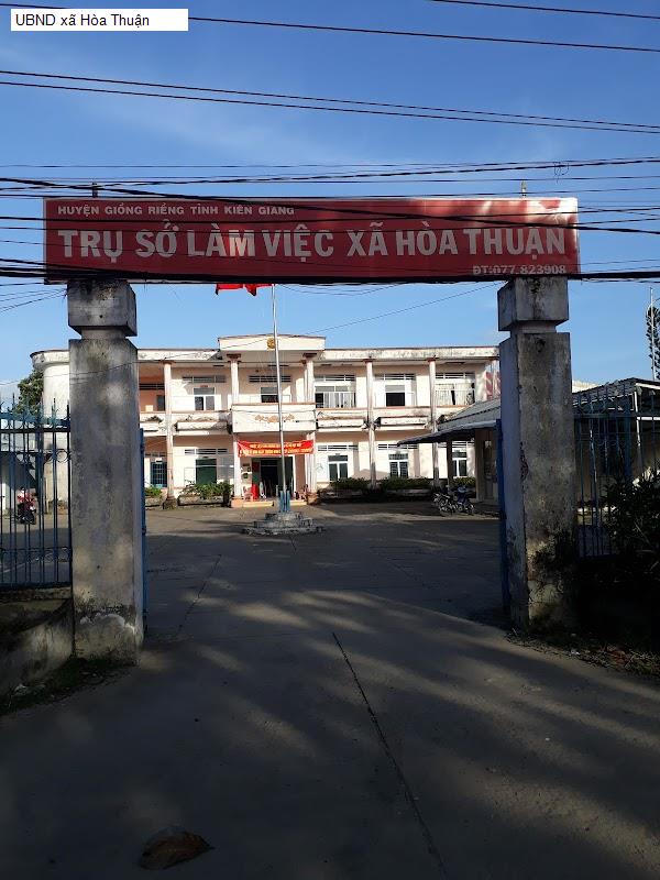UBND xã Hòa Thuận